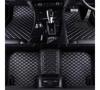 DQSZ A Medida Alfombrillas del Coche para Audi A6 C7 2012-2017(LHD), Cuero Alfombra Alfombrilla Antideslizante Impermeable Auto Moqueta Todo Clima Accesorios,A/Black