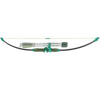 DQTOYS Set Arco Pro 3 Flechas con Foam Verde