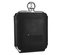 DQZRTUECA Botellas portátiles, Mini frasco cuadrado de acero inoxidable 304 6 oz con estuche cuero for licor(#5)