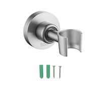 DQZRTUECA Cabezal de ducha de mano de 360° y soporte for rociador de inodoro de acero inoxidable en multicolor(Silver a)