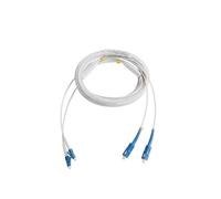 DQZRTUECA Cable de conexión de fibra interior monomodo de 2 núcleos UPC 2SC a UPC 2LC 50-150M(120m)