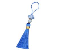 DQZRTUECA Chinese Sword Tassel Handmade For Tai Chi Kung Fu Multicolor(Blue)