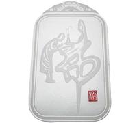 DQZRTUECA Colgante de Buda Mendigo con foto a color, 64 x 40 x 10 mm, for hombre y mujer