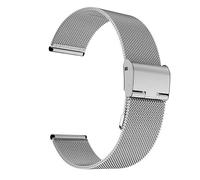DQZRTUECA Correa de 20 mm de 22 mm, pulsera de reemplazo de reloj de reemplazo de pulsera de acero inoxidable(Silver,22mm)