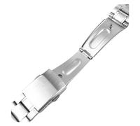 DQZRTUECA Correa de reloj Correa de acero inoxidable for una correa de reemplazo de reloj inteligente 12 mm 14 mm 16 mm 18 mm 20 mm 22 mm Strap de pulsera Accesorios de pulsera Pulsera(20mm)