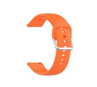 DQZRTUECA Correa de silicona suave para reloj de buceo, Correa de silicona de repuesto for Watch GT2 Pro de 22 mm, resistente a caídas, de goma suave, color naranja, 20 mm(Orange,22 mm)