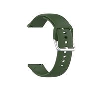 DQZRTUECA Correa de silicona suave para reloj de buceo, Correa de silicona de repuesto for Watch GT2 Pro de 22 mm, resistente a caídas, de goma suave, color naranja, 20 mm(Dark green,22 mm)