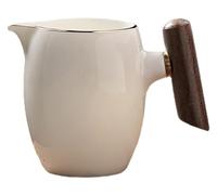 DQZRTUECA Juego de té de porcelana china con asa lateral de madera, 200 ml, 12 x 8 cm, 2 unidades