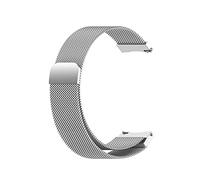DQZRTUECA Mira la correa de metal de metal acero inoxidable correa de liberación rápida 20/22 mm Accesorio de reloj de reemplazo(Silver,20mm)