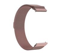 DQZRTUECA Mira la correa de metal de metal acero inoxidable correa de liberación rápida 20/22 mm Accesorio de reloj de reemplazo(Rose Gold,20mm)