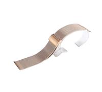 DQZRTUECA Mira la correa universal universal de hebilla con pulsera de reemplazo de correa de acero inoxidable de acero inoxidable de 22 mm de 16 mm 22 mm de 22 mm.(Rose Gold,16mm)