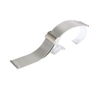 DQZRTUECA Mira la correa universal universal de hebilla con pulsera de reemplazo de correa de acero inoxidable de acero inoxidable de 22 mm de 16 mm 22 mm de 22 mm.(Silver,22mm)