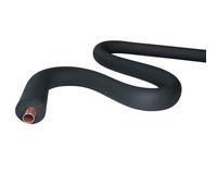 DQZRTUECA Pipe Insulation Foam Tube Black Rubber Plastic ID 6-110mm Thickness 9/15/20mm Length 1.7-1.8m(ID89 mm*T20mm*L1.8m)