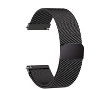 DQZRTUECA Reloj General Release rápido Reloj Cierre de la banda de acero inoxidable Correa de reemplazo de la banda de vigilancia 16 mm 18 mm 20 mm de 24 mm 24 mm(Black,22mm)
