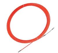 DQZRTUECA Tirador de cable de fibra de vidrio rojo de 4 mm, 10-50 m, for conductos, telecomunicaciones, canalizaciones eléctricas(30M)