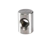 DQZRTUECA Tuerca de Barril ranurada para Muebles, Pernos cilíndricos M4 M5 M6 Pasador cilíndrico Clavija Martillo Tuerca incrustada(M4x10 (20Pcs))