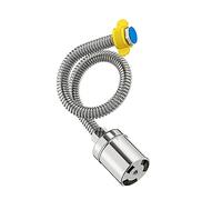 DQZRTUECA Válvula de flotador for tanque de agua de llenado automático de 1/2", tubo corrugado de acero inoxidable de 20 a 60 cm(20cm length)