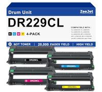 DR-229 R229 R229CL - Unidad de tambor de repuesto para Brother DR229 DR-229 DR229CL tambor para HL-L3220CDW MFC-L3720CDW HL-L3280CDW HL-L3300CDW MFC-L3780CDW Cartucho de tambor de impresora 4