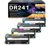 DR-241CL DR241 - Tambor compatible con Brother DR 241CL para MFC-9332CDW Brother DCP-9022CDW MFC-9142CDN HL-3142CW HL-3152CDW HL-3150CDW HL-3140CW MFC 9332CDW Tambor (4 unidades)