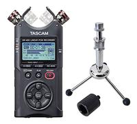 DR-40X - Grabador portátil de cuatro vías + trípode Keepdrum + adaptador de trípode