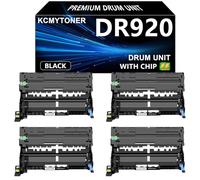 DR-920 DR920 Unidad de tambor negra, paquete de 4 unidades, repuesto compatible con Brother DR920 DR 920 DR-920 para HL-L6210DW HL-L6210DWT HL-L5210DN HL-L5210DW HL-L5210DWT HL-L6310DW MFC-L6810DW