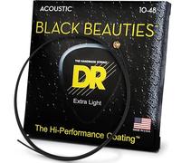 DR A EXBK BKA-10 Extra Black Beauties Lite - Cuerdas de guitarra