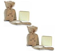 Dr.Ancient Jabón de Leche de Cabra, Orgánico, Natural, Tradicional, Hecho a Mano, Antiguo - Antienvejecimiento, Aclarador de la Piel, Hidratante - Sin Productos Químicos 140 g (Paquete de 2)