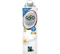 Dr. Antonio Martins - Coco Milk for Drinking con 3,8% de grasa I Deliciosa alternativa de leche I Sin azúcar añadido | Vegano | Orgánico | FAIRTRADE (1 x 1000 ml)