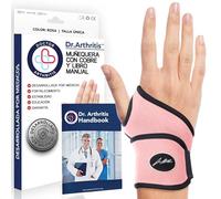 Dr. Arthritis Muñequera Desarrollada por Médicos - Férula Túnel Carpiano para Alivio de Lesiones de Muñeca, Tendinitis de Pulgar y Ligamentos (1 Unidad, Rosa)