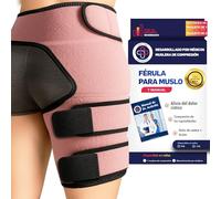 Dr. Arthritis Muslera Compresión Desarrollada por Médicos - Soporte para Muslo Derecho, Alivio del Dolor de Ciática y Síndrome Piriforme - Para Hombres y Mujeres [Talla S/M, Rosa]
