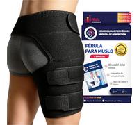 Dr. Arthritis Muslera Compresión Desarrollada por Médicos - Soporte para Muslo Derecho, Alivio del Dolor de Ciática y Síndrome Piriforme - Para Hombres y Mujeres [Talla S/M, Negra]