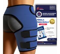 Dr. Arthritis Musleras Compresión Mujer Desarrolladas por Médicos - Soporte para Muslo Derecho, Alivio del Dolor de Ciática y Síndrome Piriforme - Unisex [Talla S/M, Azul Marino]