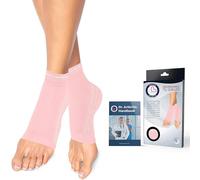 Dr. Arthritis Tobillera Desarrollada por Médicos - Tobillera para Esguince y Fascitis Plantar con Cobre - Incluye Manual Escrito por Médico - [1 Par Color Rosa Talla L]