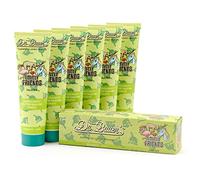 Dr. Bauer's Lovely Friends Pasta de dientes infantil con figuras mágicas con purpurina, cuidado dental vegano con xilitol contra la caries, diversión de limpieza para niños a partir de 2 años, 6 x 90