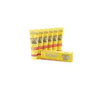 Dr. Bauer's Lovely Friends Pasta de Dientes para Niños desde los 2 Años - Fórmula Vegana con Xilitol y Purpurina Mágica, Anticaries - 90ml - Selva - Pack de 6