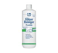 Dr. Becher - Limpiador de vasos con protección médica para la mano en botella de 1 L, ideal para pieles sensibles, limpiador para lavado manual de vasos, espuma de cerveza estable,
