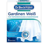 Dr. Beckmann Cortinas blancas para cortinas radiantes, con fórmula efectiva de color blanco intenso, 3 x 40 g