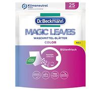 Dr. Beckmann Magic Leaves Color - Hojas de lavado predosificadas y solubles en agua, ahorro de espacio y fácil de usar, 25 hojas