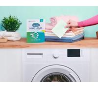 Dr. Beckmann Magic Leaves - Hojas de lavado universales | predosificadas y solubles en agua | ahorro de espacio y fácil de usar | 25 hojas