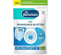Dr. Beckmann OCEAN BREEZE - Hojas de limpieza para inodoro (20 hojas) | 20 hojas