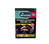 Dr. Beckmann Paños negros intensos, para fibras negras intensas y lisas, 6 toallitas