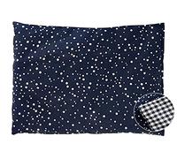 Dr. Berger - Cojín de huesos de cereza de 1 cámara contra la tensión y el dolor en hombros, espalda y cuello - Cojín térmico de 30 x 20 cm para relajarse, apto para microondas y horno (azul)