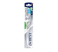 Dr.BEST Cepillo de dientes de cabezal corto Polimed, mediano (1 pieza), para una limpieza hasta un 63% mejor en zonas de difícil acceso*, varios colores