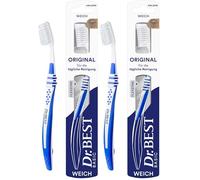 Dr.BEST Cepillo de dientes original suave (1 pieza) (Paquete de 2)