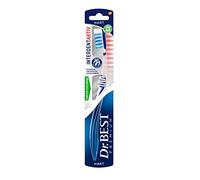 Dr.BEST Interdent Aktiv - Cepillo de dientes duro (1 unidad) para una limpieza profunda hasta los espacios interdentales