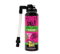 DR. BIKE Inflador Spray. Inflador y repara neumáticos de bicicleta instantáneo de 125 ml. Spray universal para agujeros con conector para válvulas Regina Presta Schrader. Repara pinchazos de bicicleta