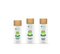 DR. BOTANICALS Baby Collection Champú y gel de baño, aceite corporal y leche.