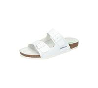 Dr. Brinkmann Dr. Brinkmann Damen + Herren Pantolette Zapatillas de estar por casa con talón abierto Hombre, Blanco, 38 EU