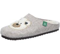 Dr. Brinkmann Mujer Zapatilla Lana Suave Oveja Y Oso Parche Teddy Polar