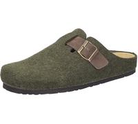 Dr. Brinkmann Nerpio Home - Pantuflas para hombre, color verde, 42 EU X-ancho, verde, 42 EU X-Ancho